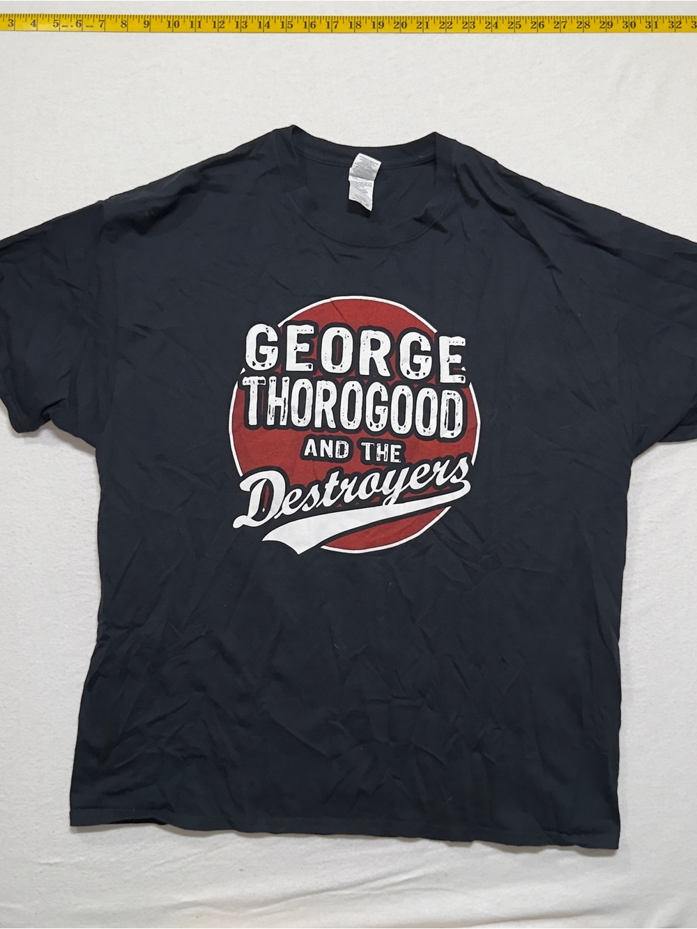 George Thorogood and The Destroyers Black Graphic Tee